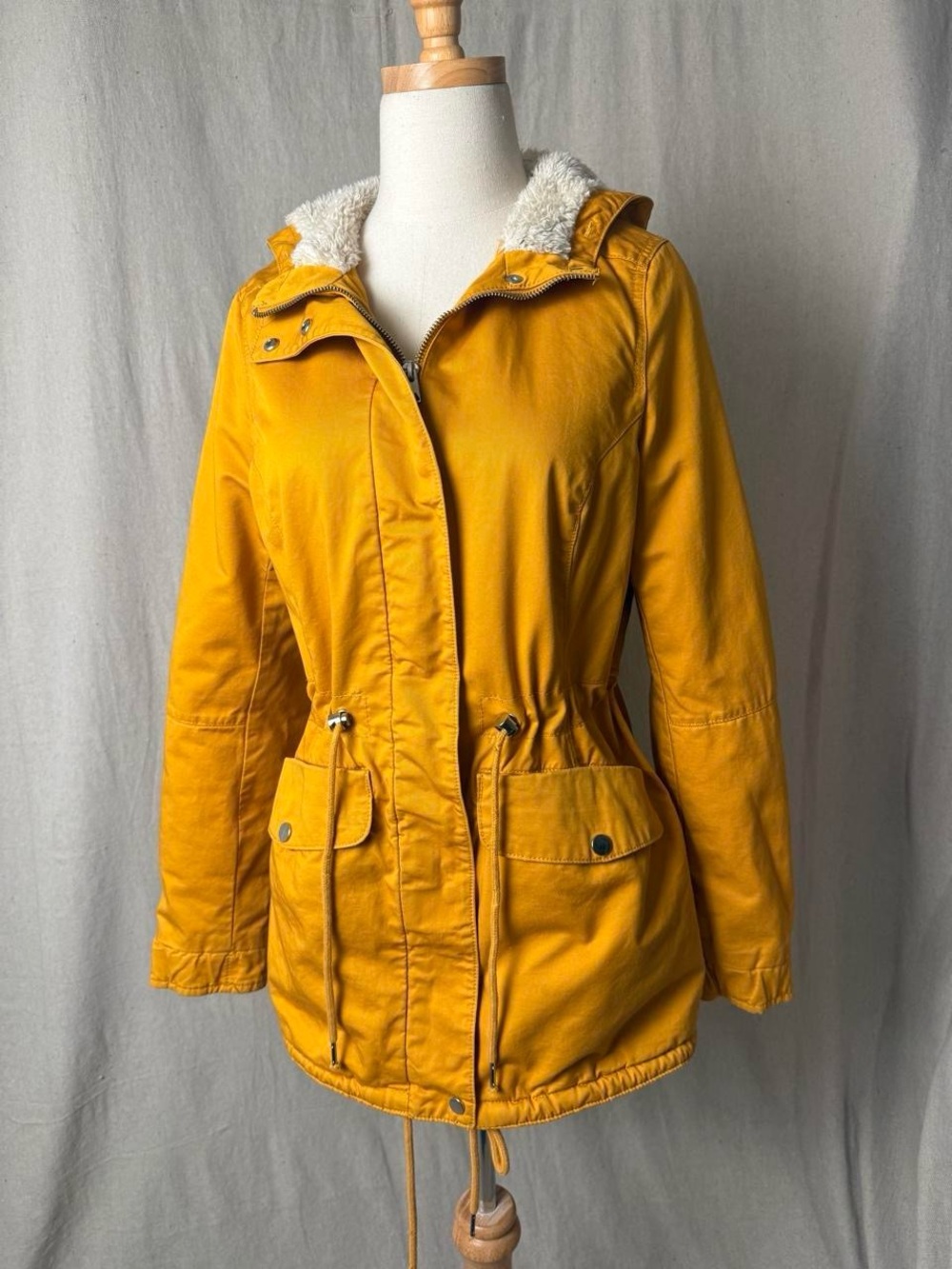 DIVIDED Mustard Yellow Parka